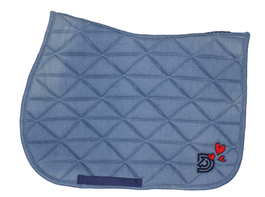 Saddle pad Washed Denim