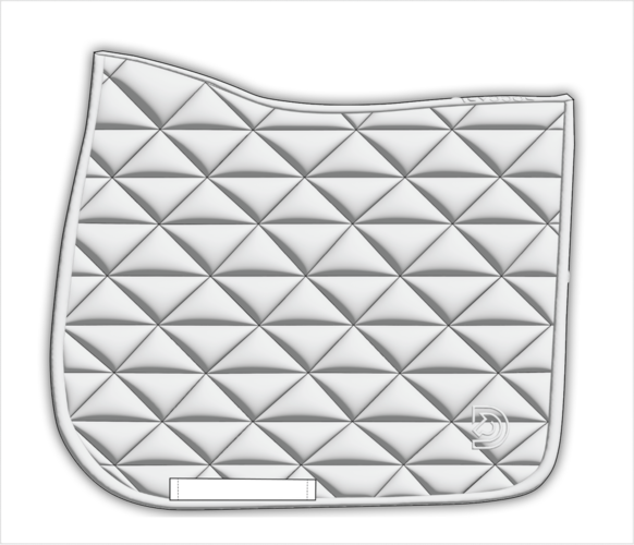 Custom dressage saddle pad