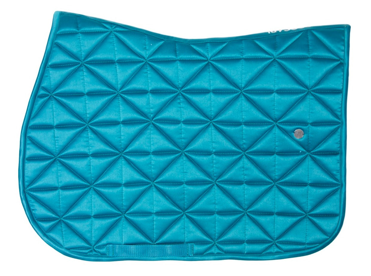 Saddle pad Satin turqoise
