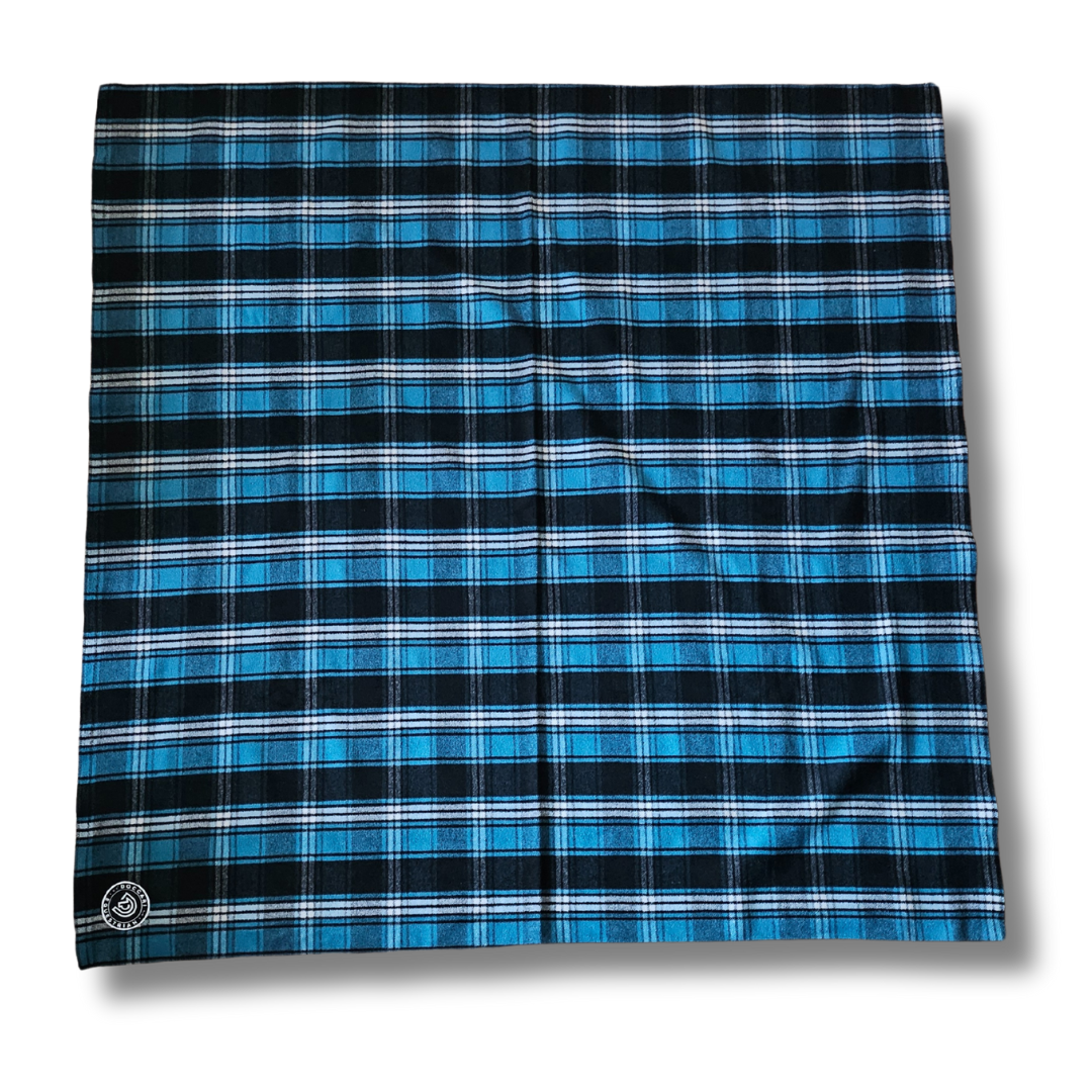 Multipurpose blanket Turquoise/Black
