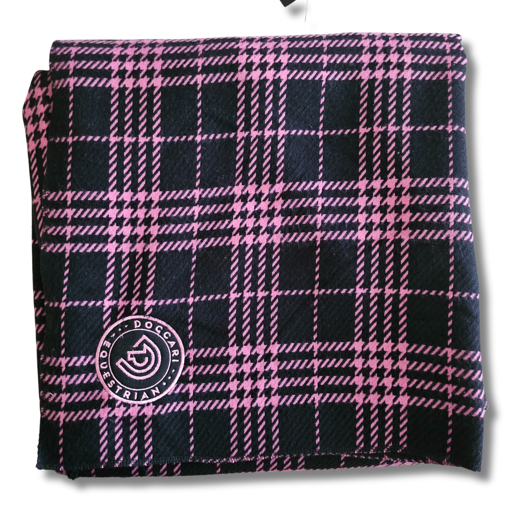 Multipurpose blanket Pink/Black