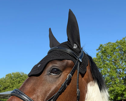 Fly veil Aura in obsidian on the horse