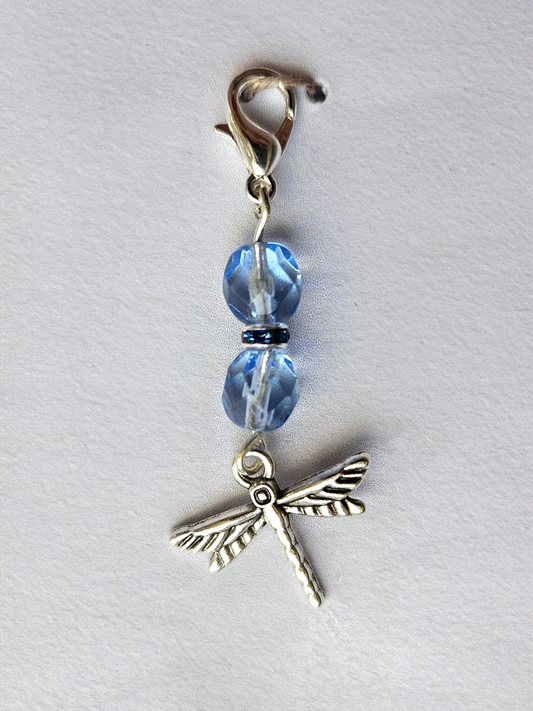 Lucky charm Blue Dragonfly