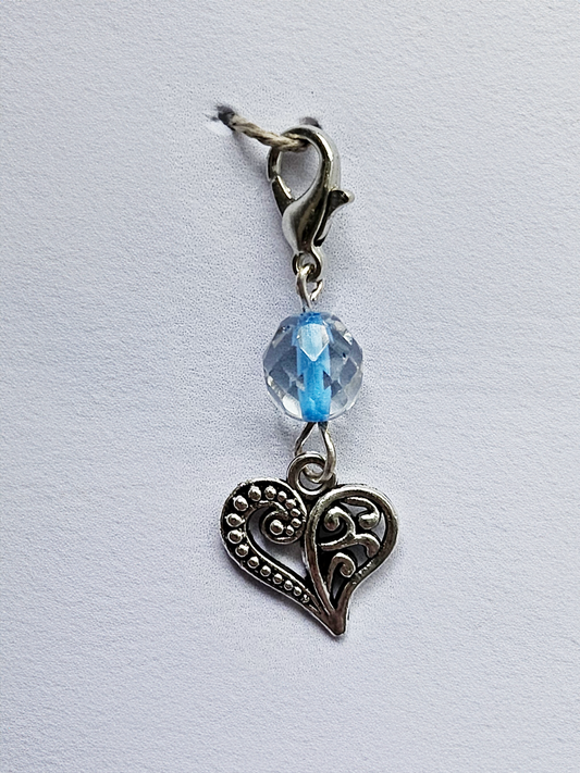 Lucky charm Blue Heart