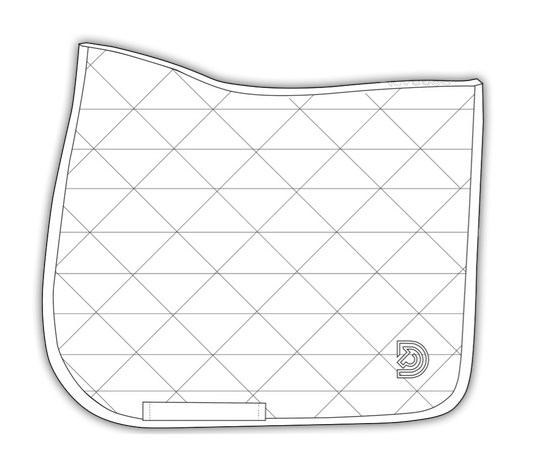 custom saddle pad, dressage saddle pad, saddle pad accessories, saddle pad configurator
