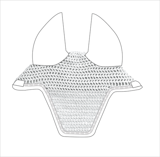 custom fly veil, custom fly bonnet, fly bonnet configurator, custom equestrian gear, horse bridle acessories