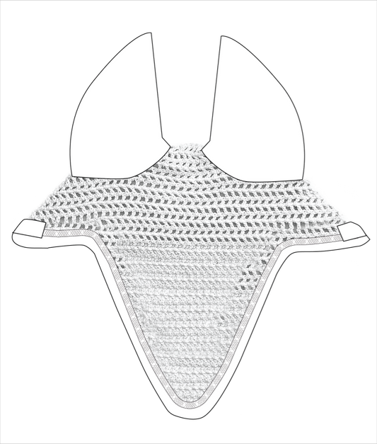 custom fly veil, fly veil configurator, custom equestrian gear, horse fly bonnet, horse bridle accessories