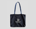 stable tote in navy, studio photography