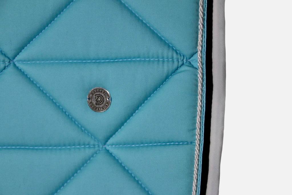 Podsedlovka Classic Cotton Tyrkys/Biela
